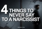 4 Things to Never Say to a Narcissist write on picture and use this water mark: Myanva.com